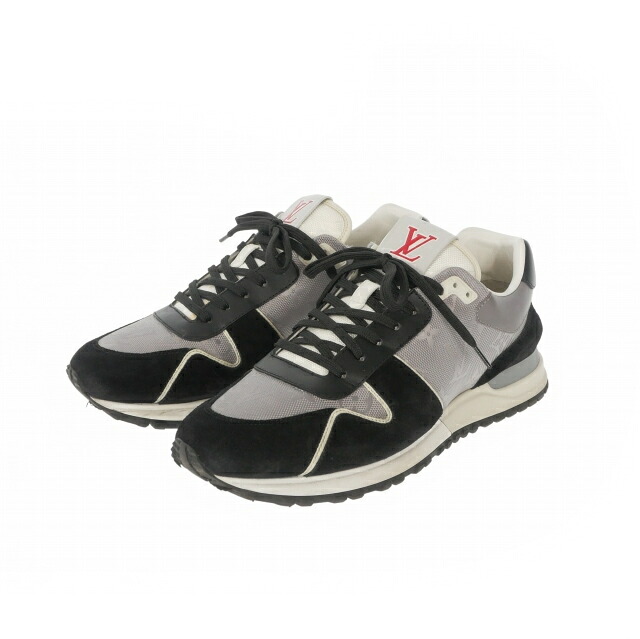 【中古】ルイヴィトン LOUIS VUITTON ランアウェイ・ライン スニーカー 靴 7 ブラック/グレー メンズ 【ベクトル 古着】 260126 36,530円