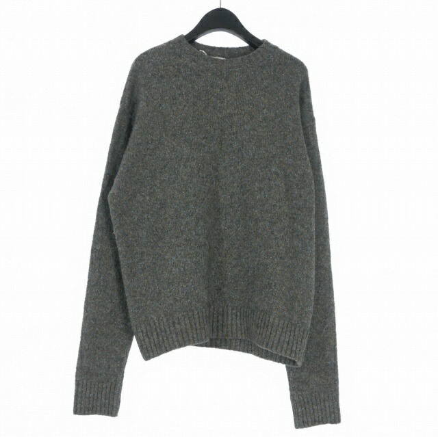 【中古】未当て嵌める品 頼み所 HOPE 25AW LEO SWEATER Blue Beige Melange クルーネックニット プルオーバー 44 青色ベージュ 57544280 メンズ 【ベクター 古着】 260216 メンズファッション-ニット・セーター