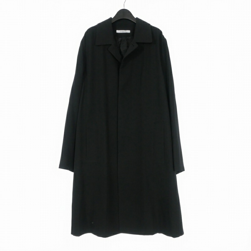 【中古】ジバンシィ GIVENCHY バックプリント チェスターコート ジャケット 長袖 ブラック 黒 メンズ 【ベクトル 古着】 260219 45,175円