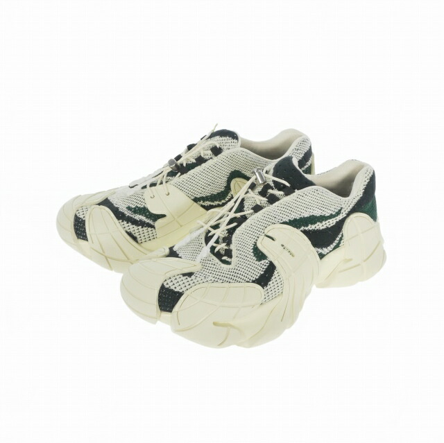 【中古】未当て嵌める品 カンペールラボ CAMPERLAB TORMENTA トルメンタ スニーカー 靴 40 緑であること/白いこと A500042-001 メンズ 【ベクター 古着】 260216