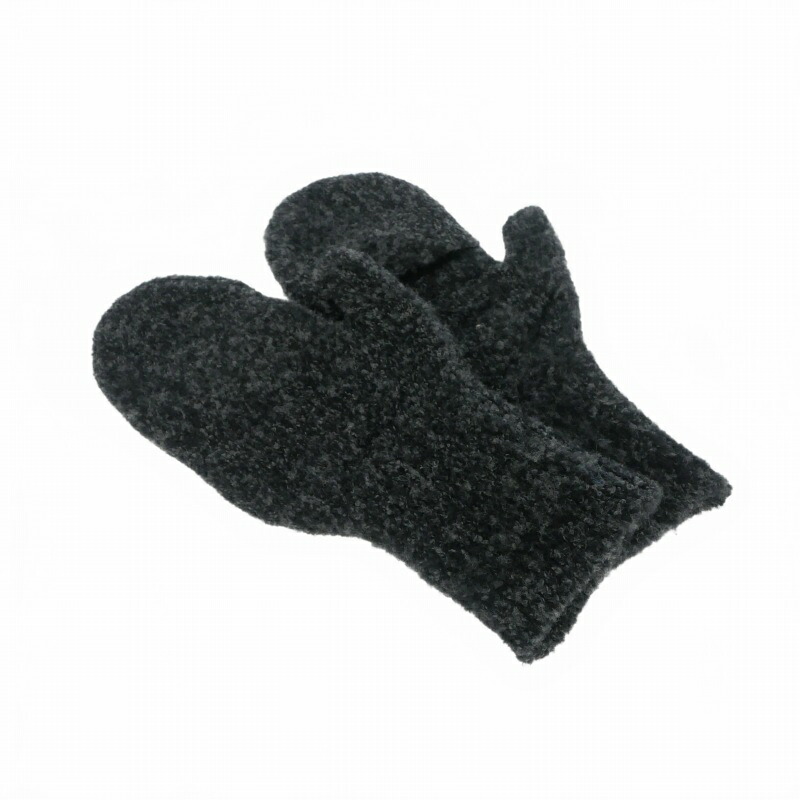 【中古】未当てはめる品 ヨーク YOKE 25AW Mix Boucle Mitten ブークレミトン 地球儀 グローブ F 暗灰色 YK25FW01105A メンズ 【ベクター 古着】 260217