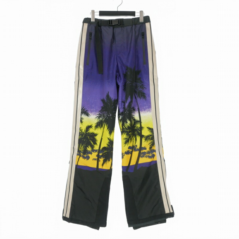 【中古】未使用品 パームエンジェルス PALM ANGELS 23SS Palm Sunset Track Ski Pants トラックスキーパンツ スラックス S パープル/ブラック PMKR001S23FAB0023710 メンズ 【ベクトル 古着】 260222