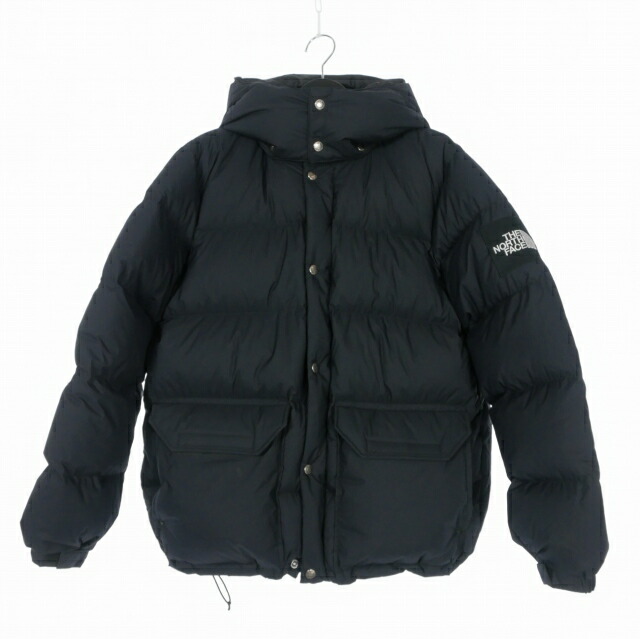 【中古】ザノースフェイス THE NORTH FACE キャンプシエラショート フーデッド ダウンジャケット ブルゾン M ブラック 黒 ND92230 国内正規 メンズ 【ベクトル 古着】 260228