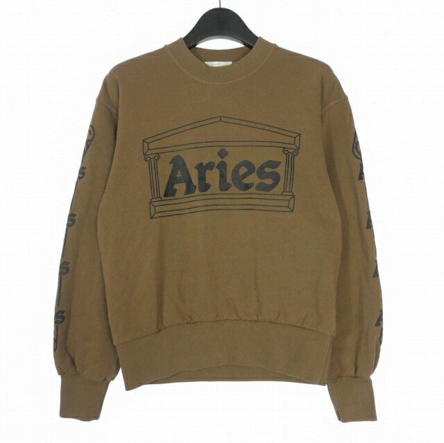【中古】アリーズ Aries スウェット トレーナー XXS ブラウン 茶 SPAR20001 レディース 【ベクトル 古着】 260308