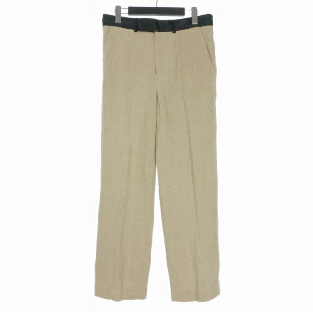 【中古】アンスクリア INSCRIRE 19SS リネンパンツ スラックス 34 ベージュ I19SS-PT27B レディース 【ベクトル 古着】 260315