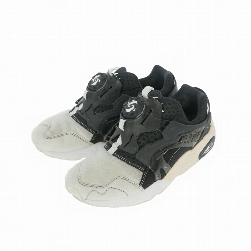 【中古】プーマ PUMA × MITA SNEAKERS ミタスニーカーズ DISC BLAZE MS 上野パンダ スニーカー 26cm ブラック/ホワイト 394783 01 メンズ 【ベクトル 古着】 260321