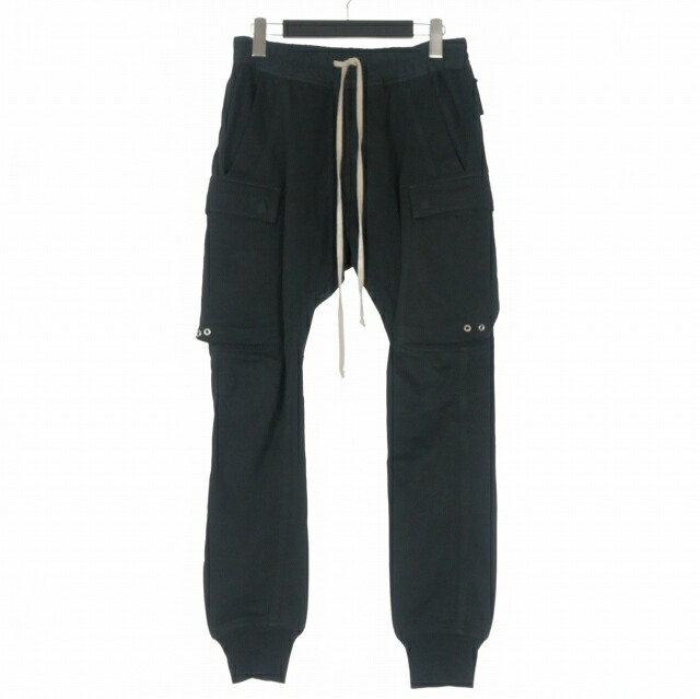 【中古】リックオウエンス Rick Owens 19SS CARGO JOG カーゴジョグ パンツ 48 ブラック 黒 RU19S2396-BA 国内正規 メンズ 【ベクトル 古着】 260321