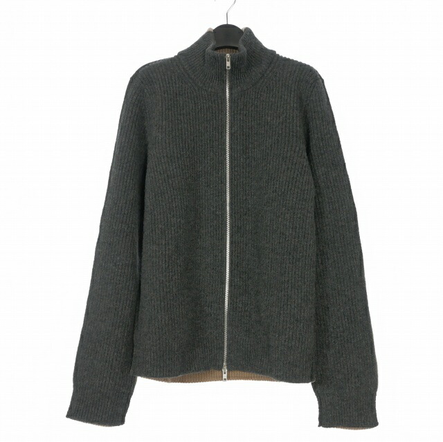 【中古】メゾンマルジェラ Maison Margiela 20AW SWITCH ZIP CARDIGAN ドライバーズニット セーター 長袖 S グレー/ブラウン S50GP0223 国内正規 メンズ 【ベクトル 古着】 260320|VECTOR×Refine