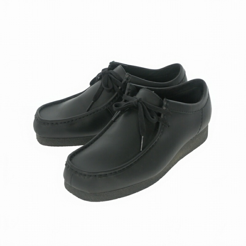 【中古】クラークス clarks Wallabee EVO WP ワラビーエヴォウォータープルーフ レザー カジュアルシューズ 靴 UK7/25.5cm 26177832 メンズ 【ベクトル 古着】 260413
