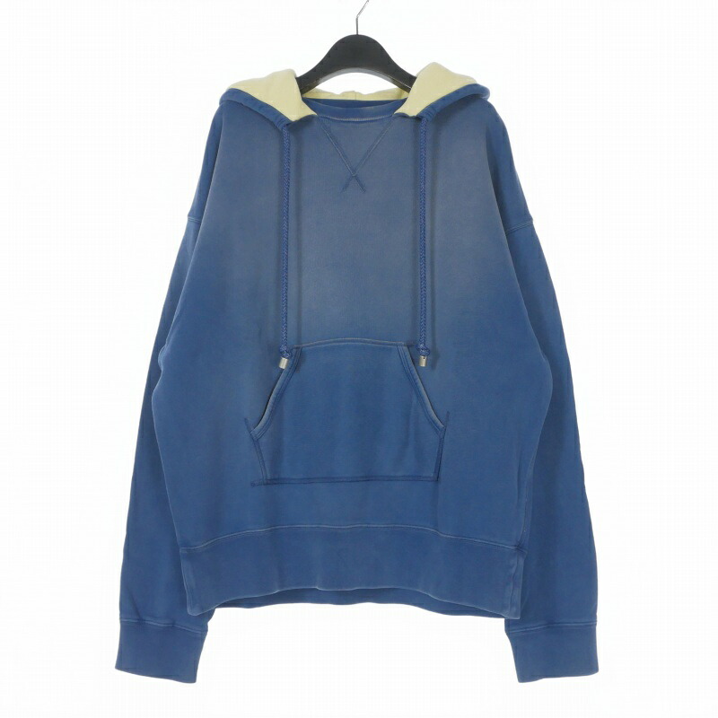 【中古】未使用品 ロエベ LOEWE 24AW HOODIE WASHED フーディ パーカー 長袖 M INDIGO インディゴ H526Y25X44 国内正規 メンズ 【ベクトル 古着】 260323｜VECTOR&times;Refine