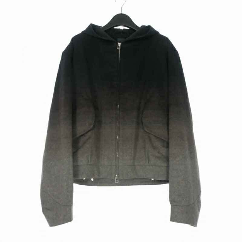 【中古】未当て嵌める品 ジェイラル J.L - A.L_ 25AW Terr Jacket UMBER FADE グラデーション絨毛 フーデッドジャケット 上衣 長袖 S 黒いこと/赤銅色/薄墨色 JBMW0510FA380 メンズ 【ベクター 古着】 260323 コート・ジャケット-メンズファッション