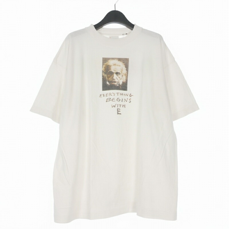 【中古】未使用品 セントマイケル SAINTMICHAEL 26SS JR_SS T-SHIRT/E グラフィックプリントTシャツ カットソー 半袖 M ホワイト 白 SM-MK8-0000-C04 メンズ 【ベクトル 古着】 260321