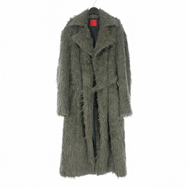 【中古】未使用品 サトル ササキ SATORU SASAKI シャギーコート ジャケット 長袖 48 グレー FW25M-S1S005-211 メンズ 【ベクトル 古着】 260327