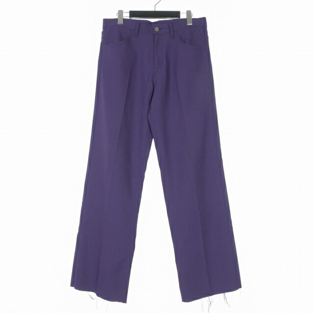【中古】ダイリク DAIRIKU 22AW Straight Pressed Pants ストレートプレスドパンツ スラックス 31 パープル 紫 22AW P-3 メンズ 【ベクトル 古着】 260329