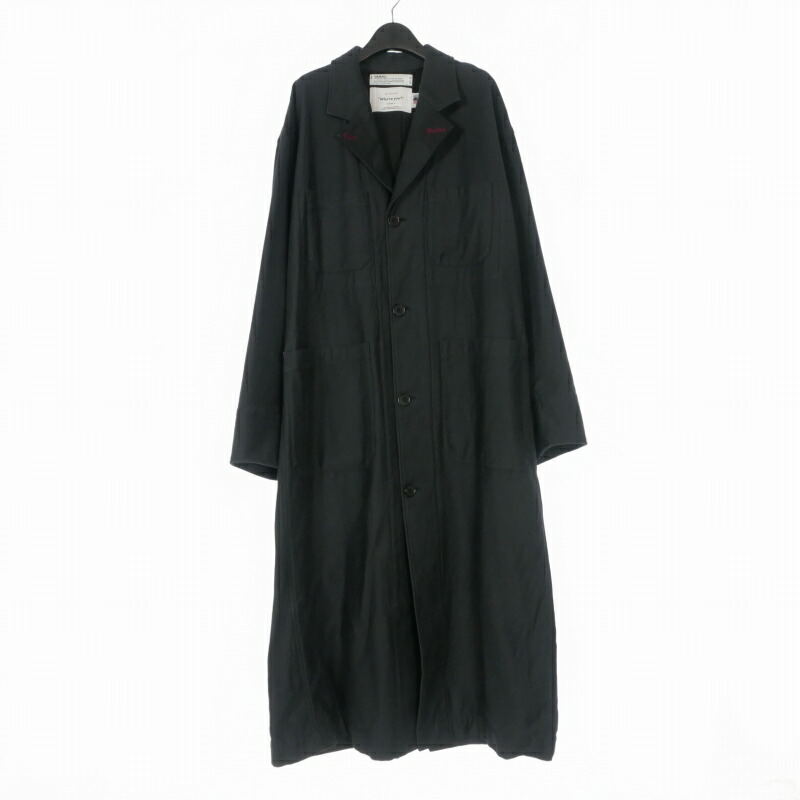 【中古】ダイリク DAIRIKU 24AW Super Long Washed Work Coat スーパーロング ウォッシュド ワークコート ジャケット 長袖 M ネイビー 紺 24AW O-5 メンズ 【ベクトル 古着】 260330 33,677円