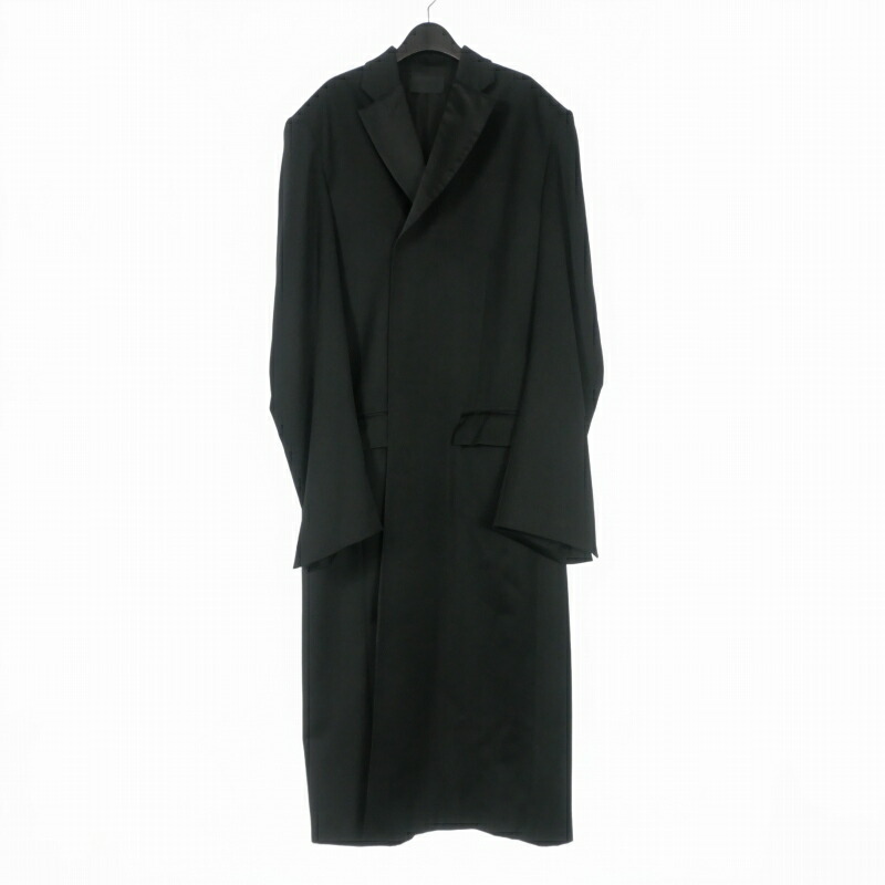【中古】ケイスケヨシダ KEISUKE YOSHIDA 24AW Trudge Chester Coat チェスターコート 上衣 長袖 M 黒いこと 黒 KY24FW003 メンズ 【ベクター 古着】 260330