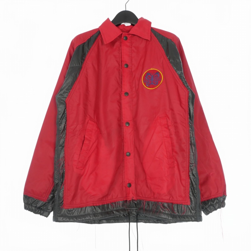 【中古】ニードルス ニードルズ Needles Coach Covered Jacket Assorted コーチジャケット ブルゾン 長袖 S レッド/ブラック NS299 メンズ 【ベクトル 古着】 260326