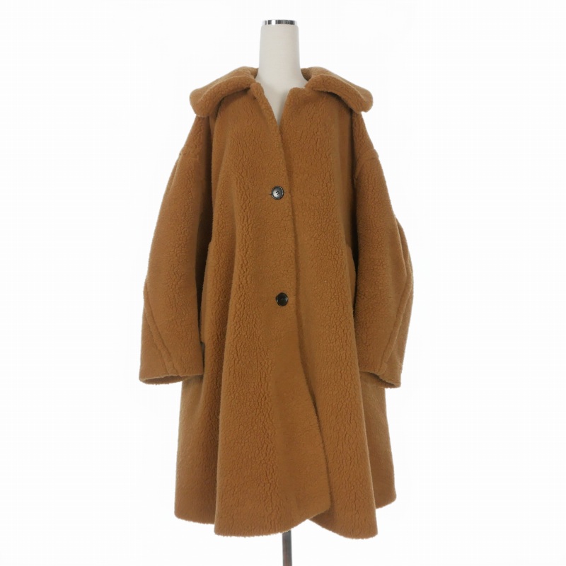 【中古】クラネ CLANE VOLUME FLARE BOA COAT ボリューム フレア ボアコート ジャケット 長袖 2 ベージュ 13104-0562 レディース 【ベクトル 古着】 260404