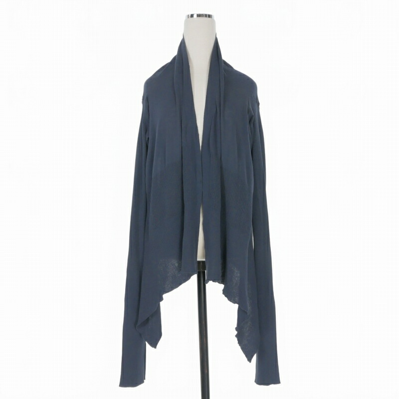 【中古】リックオウエンス Rick Owens 14SS VICIOUS期 ドレープ 編み物 ジレー 長袖 M PASSPORT 米国海軍 RP14S4649-C 国内置き目 レディース 【ベクター 古着】 260420