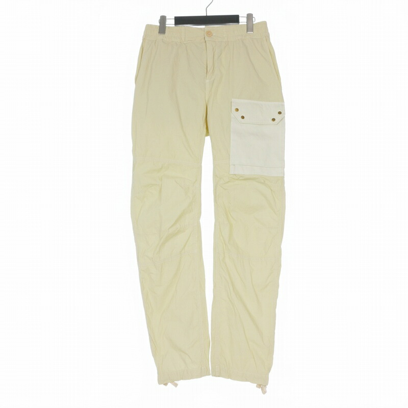 【中古】テンシー Ten c Elastic Waist Tech Cargo Pants カーゴパンツ ナイロンズボン下 46 ベージュ 23CTCUP04070 メンズ 【ベクター 古着】 260425