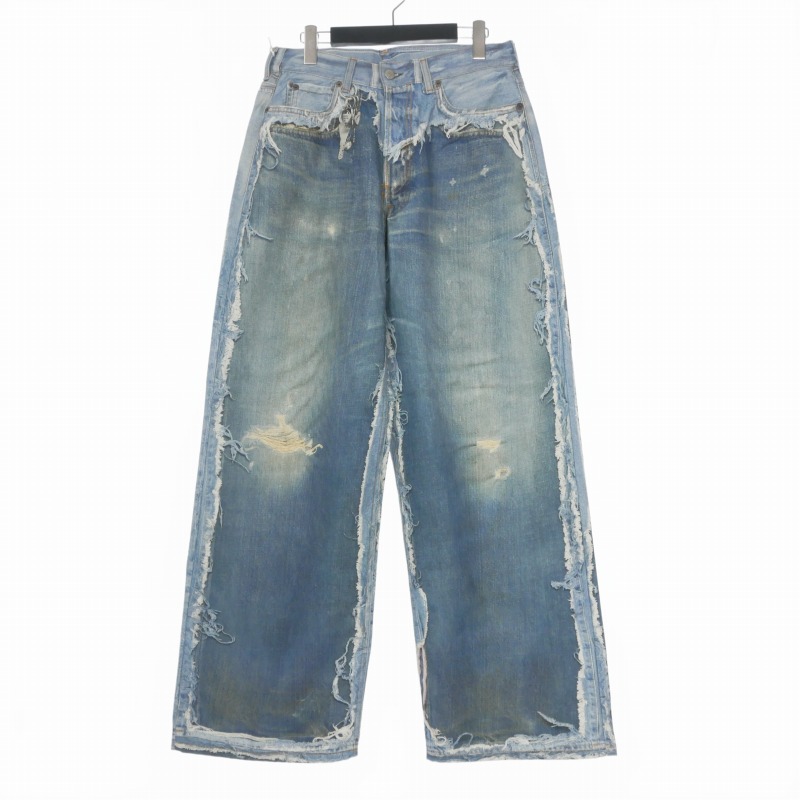【中古】未使用品 アクネ ストゥディオズ Acne Studios 26SS トロンプルイユジーンズ デニムパンツ M インディゴ 1981 RW-UX-TROU000001 国内正規 メンズ 【ベクトル 古着】 260511|VECTOR×Refine