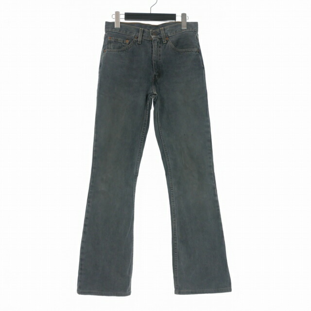 【中古】リーヴァイズジーンズ Levi\u0027s 517 2000年 ブーツカットデニムパンツ デニム USA製  後染め 30/34 黒いこと 黒 メンズ 【ベクター 古着】 260512