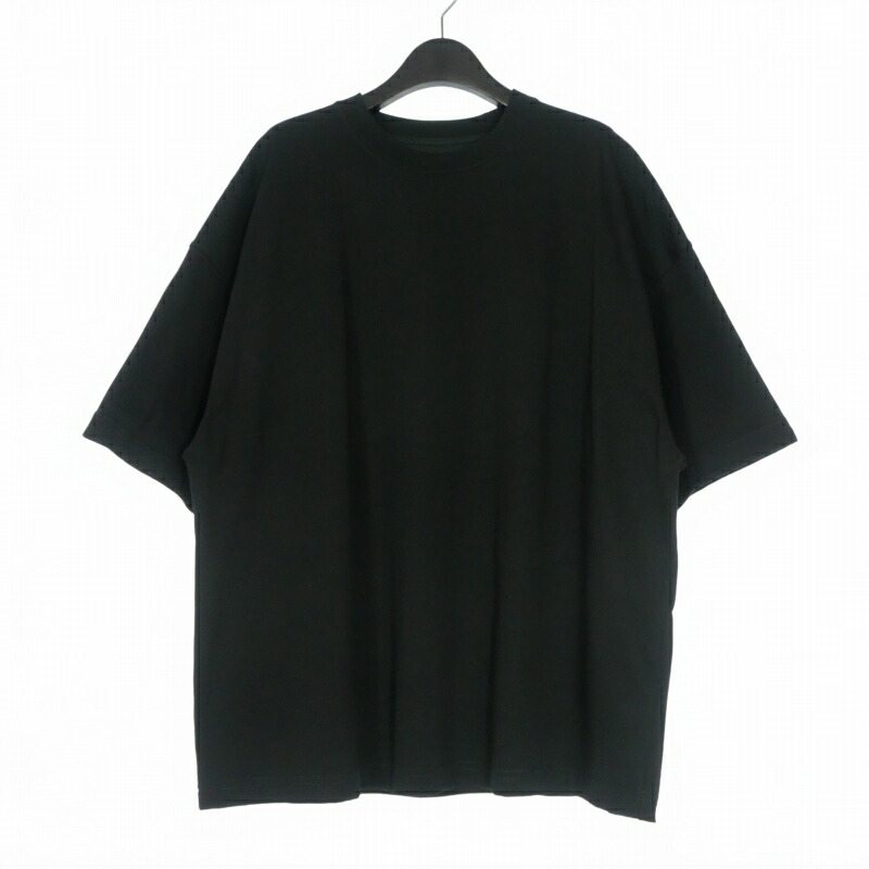 【中古】ボッテガヴェネタ BOTTEGA VENETA 23SS 厚地の外套大きさ 労働者の一団のど首プルオーバー カットソー 半袖 XXS 黒いこと 黒 783387 VKLZ0 国内置き目 メンズ 【ベクター 古着】 260512