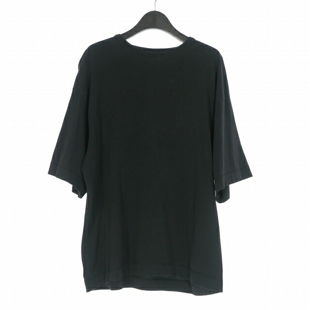 【中古】ドリスヴァンノッテン DRIES VAN NOTEN ショートスリーブコットンティーシャツ カットソー 半袖 S 黒いこと 黒  メンズ 【ベクター 古着】 260521