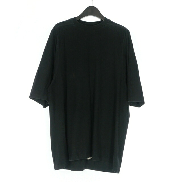 【中古】リックオウエンス Rick Owens 20AW クルーネック オーバーサイズTシャツ カットソー 半袖 S ブラック 黒 RU20F3269-JA 国内正規 メンズ 【ベクトル 古着】 260521|VECTOR×Refine