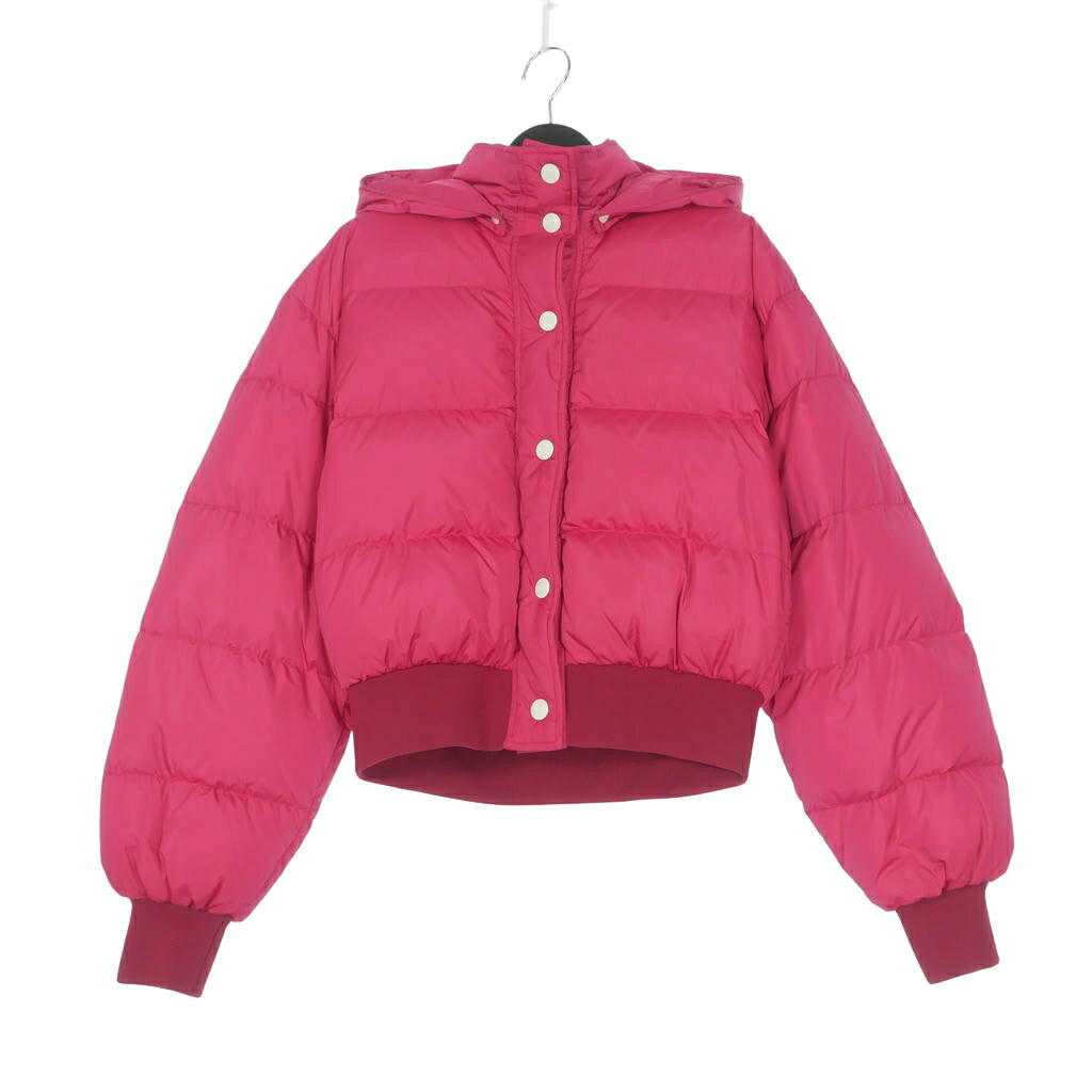 【中古】エムエスジーエム MSGM 19AW GIUBBINO DOWN JACKET 遊撃手 落ちこむ上衣 上衣 長袖 38 サクラ色 2741MDH16X 国内置き目 レディース 【ベクター 古着】 260530