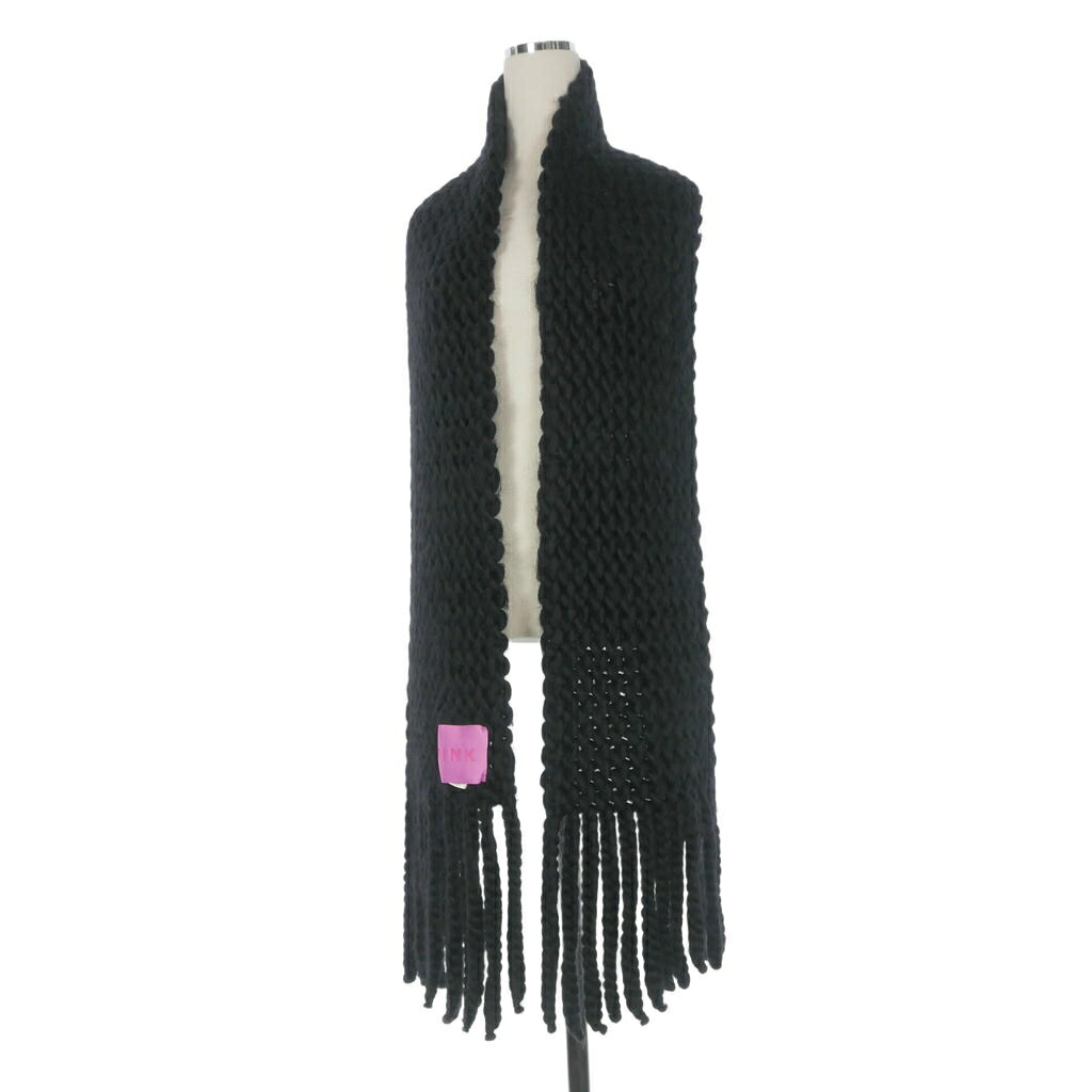 【中古】ワイズ Y\u0027s PINK ヨウジヤマモト 19AW フリンジマフラー 袈裟 黒いこと 黒 YC-L41-155 レディース 【ベクター 古着】 260525