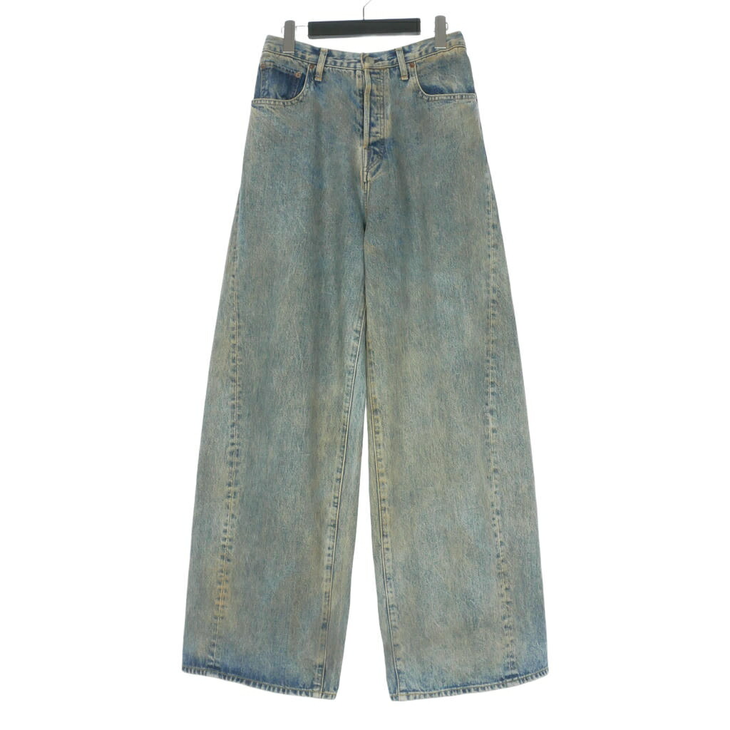 【中古】シュタイン ssstein TWIST SEAM BAGGY VINTAGE DENIM JEANS ツイストシーム 乳母車 ジーンズズボン下 デニム M インディゴ st.1074 メンズ 【ベクター 古着】 260605