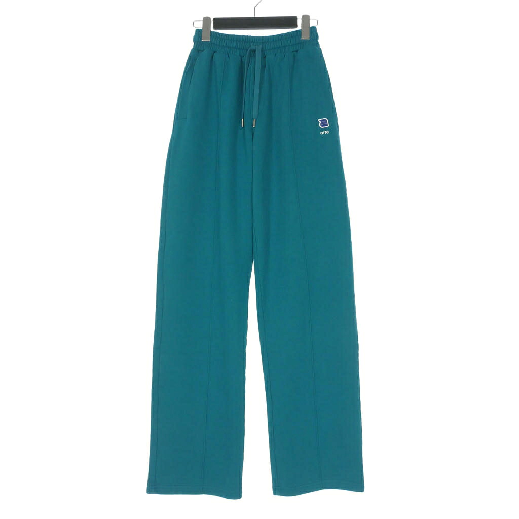 【中古】未当てはめる品 アルテアントワープ Arte Antwerp 23AW Trevor A Patch 継ぎ切れ 汗水 イージーパンツ XS Lagoon Blue 青碧 AW23-050P 国内定まり メンズ 【ベクター 古着】 260608
