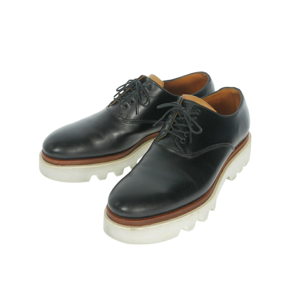 【中古】フットザコーチャー foot the coacher シャークソール なめし革 御召しものシューズ 靴 8 黒いこと 黒 FTC1534020 メンズ 【ベクター 古着】 260607