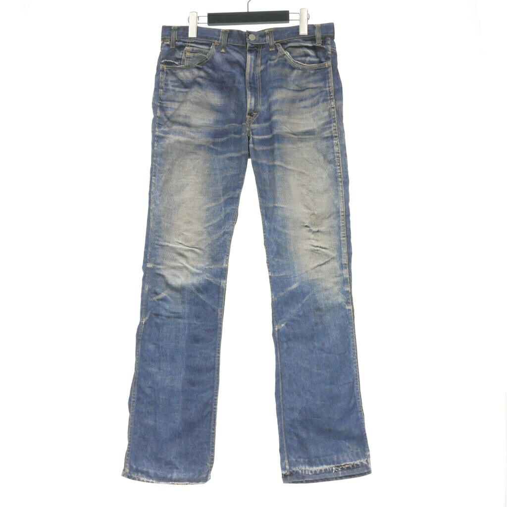 【中古】目玉 ジュンヤワタナベマン コムデ給仕 ジュンヤマン eye JUNYA WATANABE MAN × Levi\u0027s × BerBerJin 25SS 607E インクジェット ジーンズ書き換える ブーツカットパンツ S インディゴ WO-P918 メンズ 【ベクター 古着】 260609