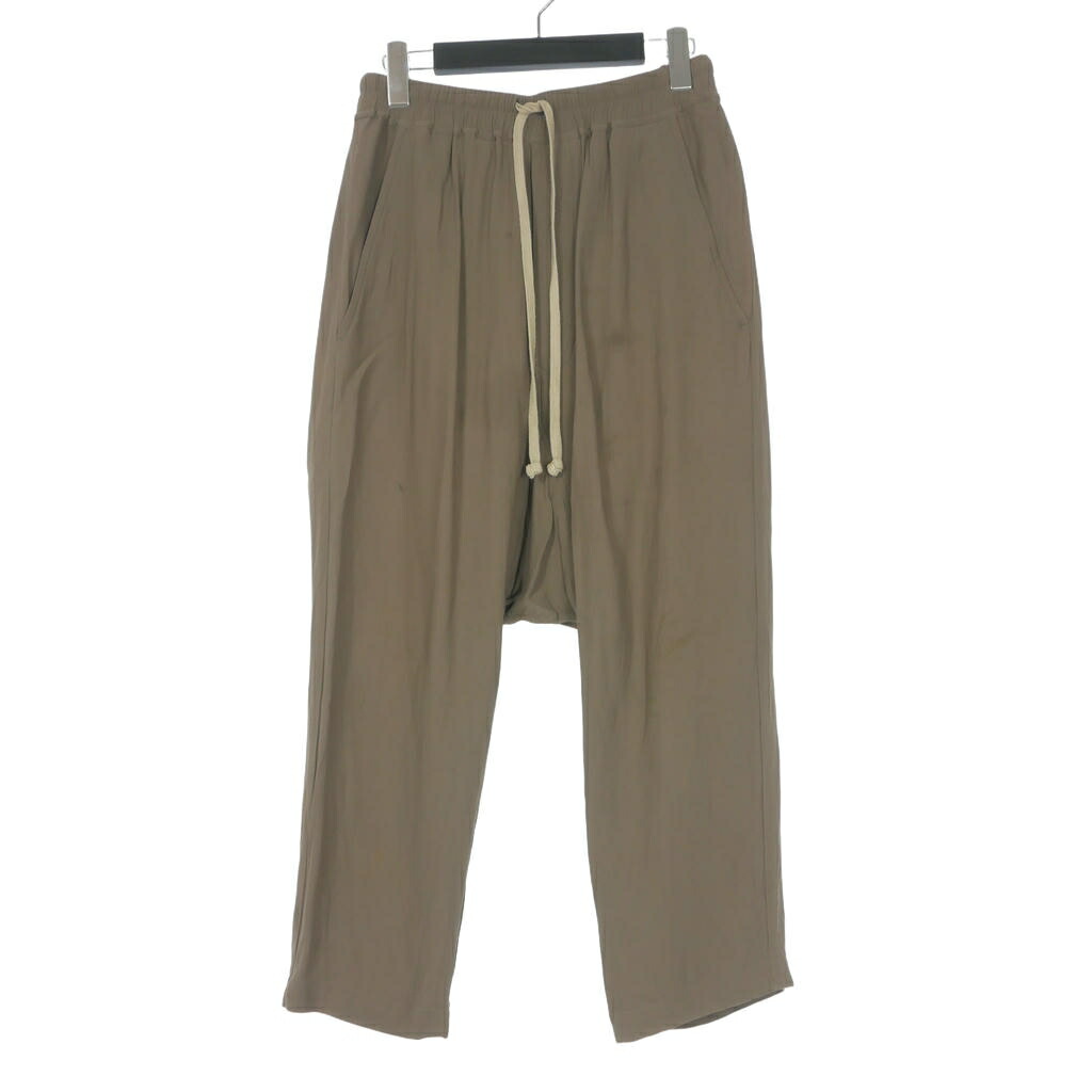 【中古】リックオウエンス Rick Owens 20SS ドローストリング サルエルパンツ 46 DUST 薄墨色 RU20S7381-Y 国内置き目 メンズ 【ベクター 古着】 260611