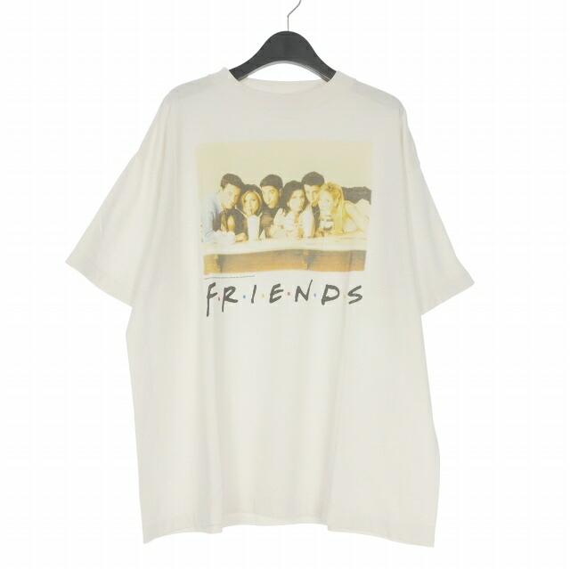 【中古】未使用品 セントマイケル SAINTMICHAEL 25SS FRD SS TEE FRIENDS グラフィックプリントTシャツ カットソー 半袖 L ホワイト 白 SM-HR8-0000-C57 メンズ 【ベクトル 古着】 260615｜VECTOR&times;Refine
