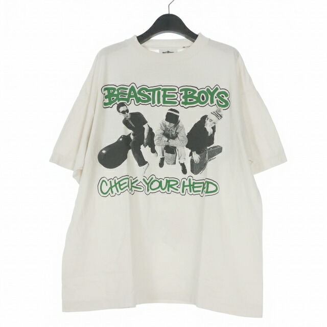 【中古】未使用品 セントマイケル SAINTMICHAEL 26SS BTB_SS T-SHIRT BEASTIEBOYS Tシャツ カットソー 半袖 L ホワイト 白 SM-MK8-0000-C23 メンズ 【ベクトル 古着】 260615｜VECTOR&times;Refine