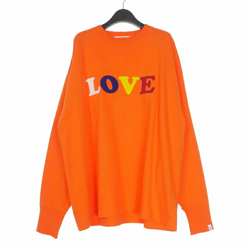 【中古】未使用品 パーフェクトリブズ Perfect ribs &times; A LOVE MOVEMENT 23SS Basic Long Sleeve T Shirt ロングスリーブTシャツ カットソー 長袖 XL オレンジ PR3120111A メンズ 【ベクトル 古着】 260626｜VECTOR&times;Refine