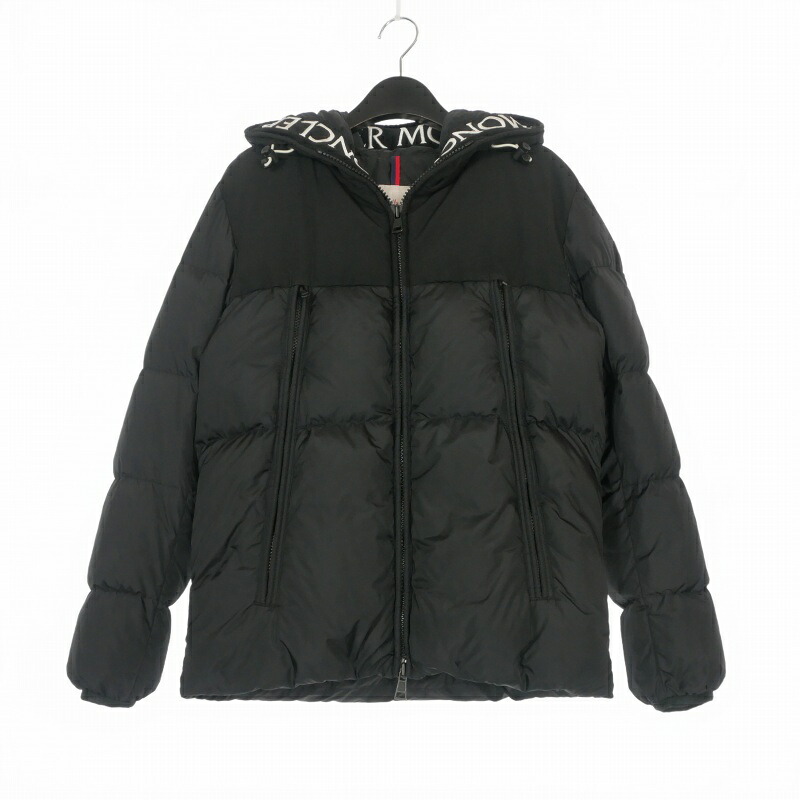 【中古】モンクレール MONCLER 18AW MONTCLAR モンクラー フーデッド ダウンジャケット ブルゾン 長袖 1 ブラック 黒 D20914132085 国内正規 メンズ 【ベクトル 古着】 260714｜VECTOR&times;Refine