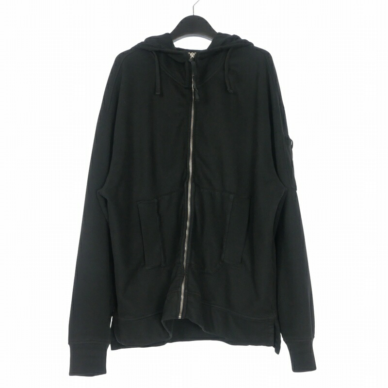 【中古】シーピーカンパニー C.P.COMPANY DIAGONAL RAISED FLEECE GOGGLE HOODIE ゴーグル フーディ スウェットパーカー 長袖 L ブラック 黒 19CMSS060A 国内正規 メンズ 【ベクトル 古着】 260710|VECTOR×Refine