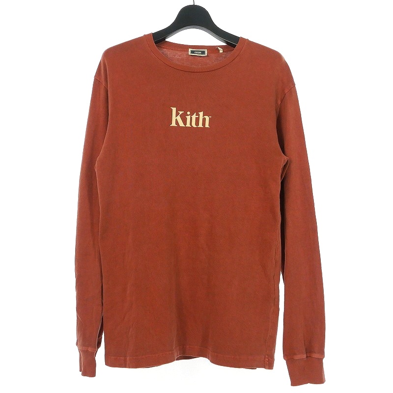 【美品】KITH キス 長袖Ｔシャツ ロンＴ Ｌサイズ キス KITH ロング tシャツ トップス スリーブ 長袖クラシック