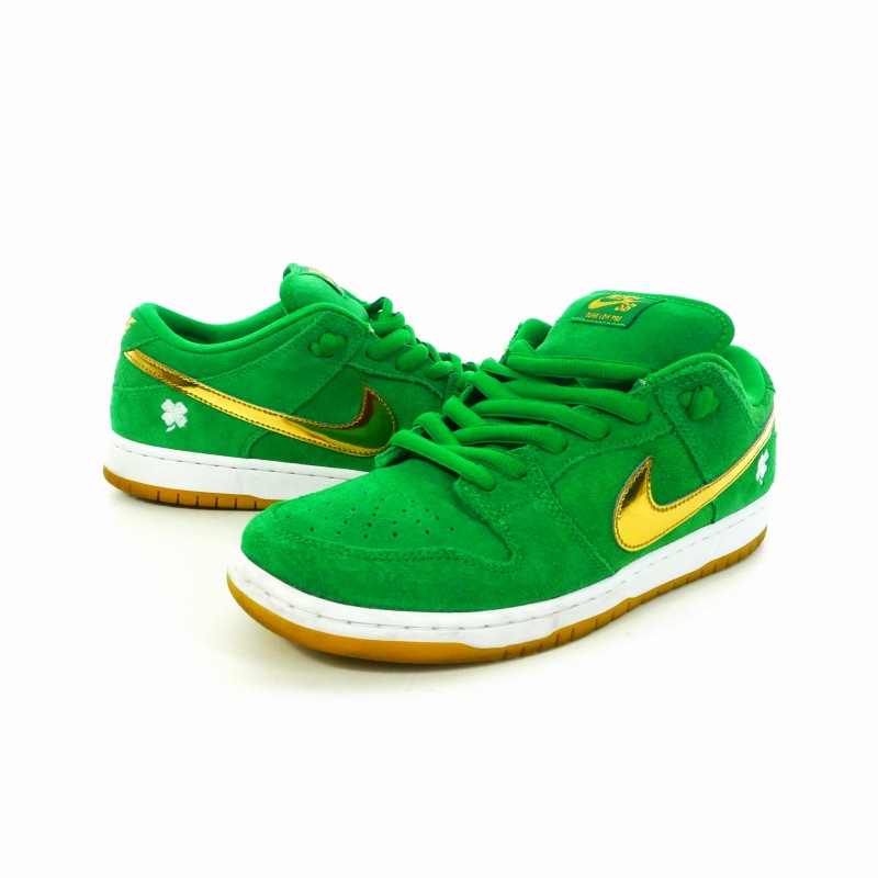 楽天市場】NIKE SB DUNK LOW PRO ST.PATRICK luckey green/metallic