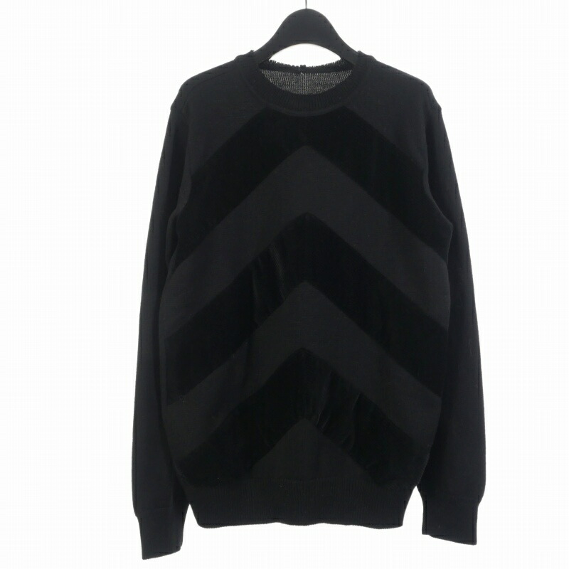 新品！GIORGIO ARMANI ジョルジオ アルマーニ 半袖ニット 46 GIORGIO ARMANI(ジョルジオ・アルマーニ) ジャガードニットT