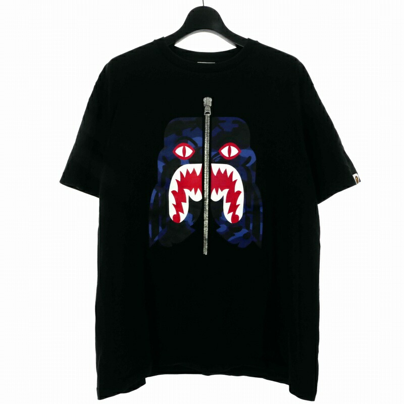 A BATHING APE シャークTシャツ Mサイズ 202-902507030002_1.jpg