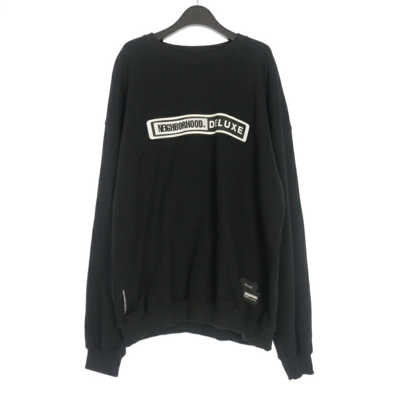 NEIGHBORHOOD スウェット 黒 Mサイズ ネイバーフッド 美品 NEIGHBORHOOD ネイバーフッド X YOHJI YAMAMOTO SWEAT SHIRT