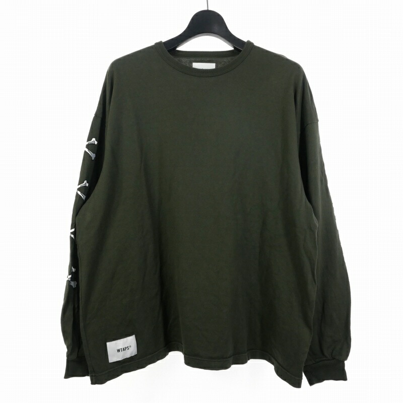 22aw WTAPS WTUBE ロンt tシャツ　WTVUA 3 L オリーブ 22aw WTAPS WTUBE ロンt tシャツ WTVUA 3 L オリーブ - メルカリ