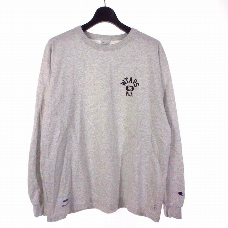 【新品未使用】WTAPS Champion XL グレー ロンT WTAPS Champion コラボ 第1弾 ロンT Mサイズ グレー 新品 - メルカリ