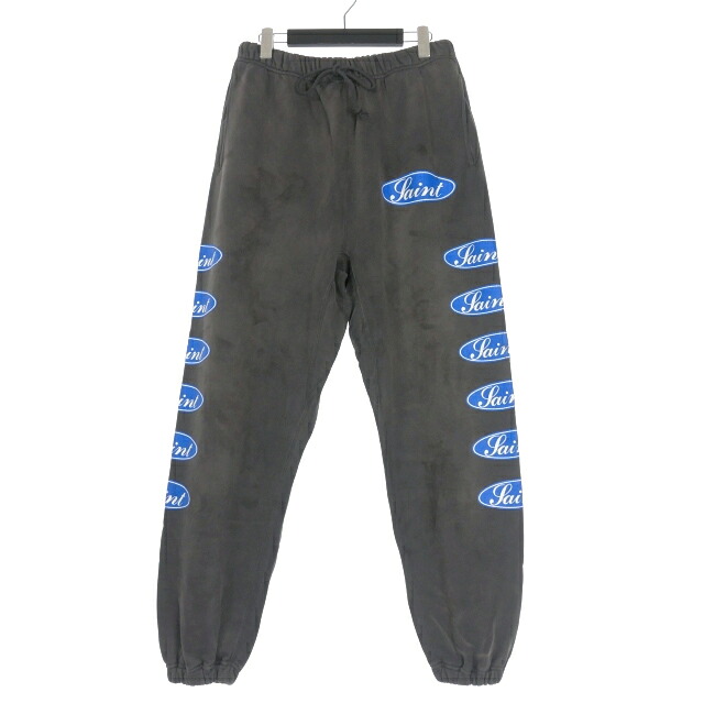 【中古】未使用品 セントマイケル SAINTMICHAEL 25AW LOVE AMONG SWEAT PANTS スウェットパンツ M ブラック 黒 SM-HR1-0000-061 メンズ 【ベクトル 古着】 251027