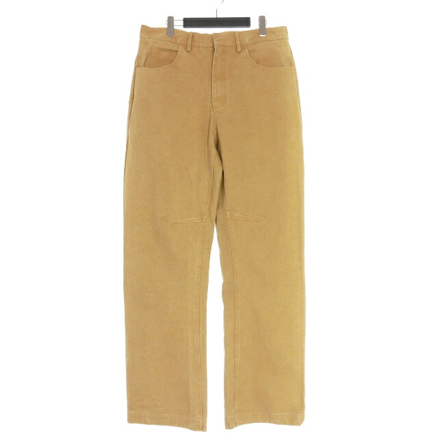 【中古】エンタイアスタジオ entire studio TASK TROUSERS 16.0oz COTTON CANVAS 5ポケット ワークパンツ L ベージュ ES2378 メンズ 【ベクトル 古着】 251114|VECTOR×Refine